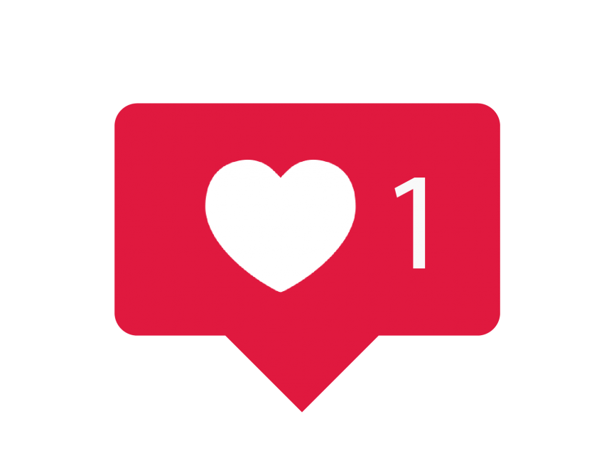 1,000 Instagram Likes PNG Full HD