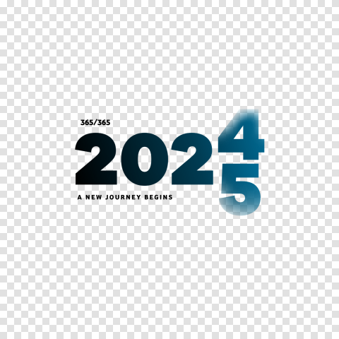 2025 New Year Font Png For Editing Text Image
