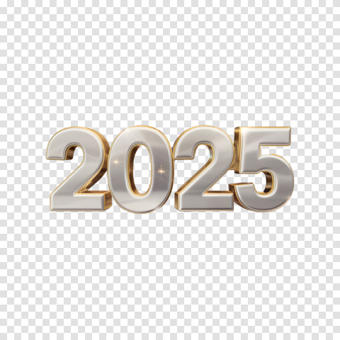 2025 White and Gold PNG Free Editing CB