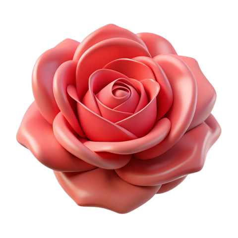 3D Rose flower png Clipart transparent background Hd