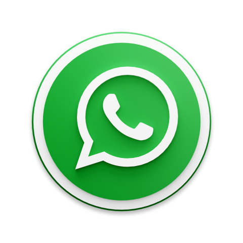 3d Style WhatsApp Social Media Logo PNG