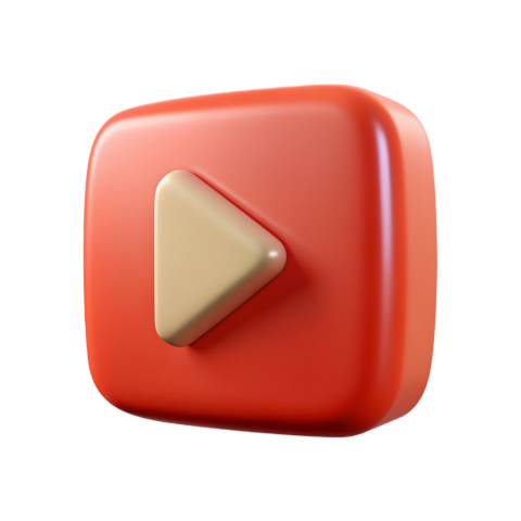 3d YouTube Logo Png Clipart free Images Stock