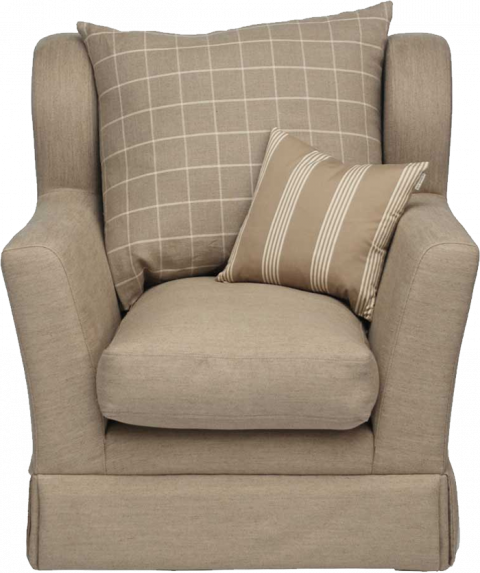 ArmChair Front View PNG Images Download