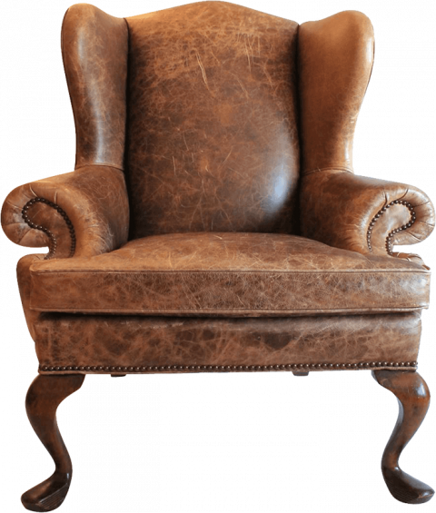 ArmChair Front View PNG Images Download