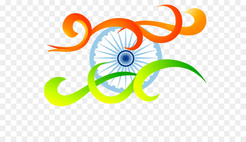 Ashok Chakra Independence Day Text PNG
