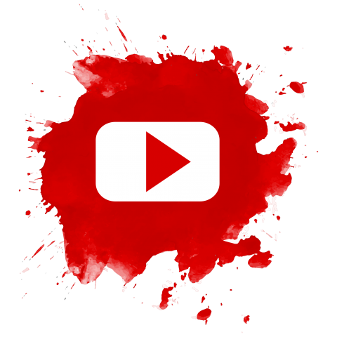 Beautiful design YouTube Logo social media Png