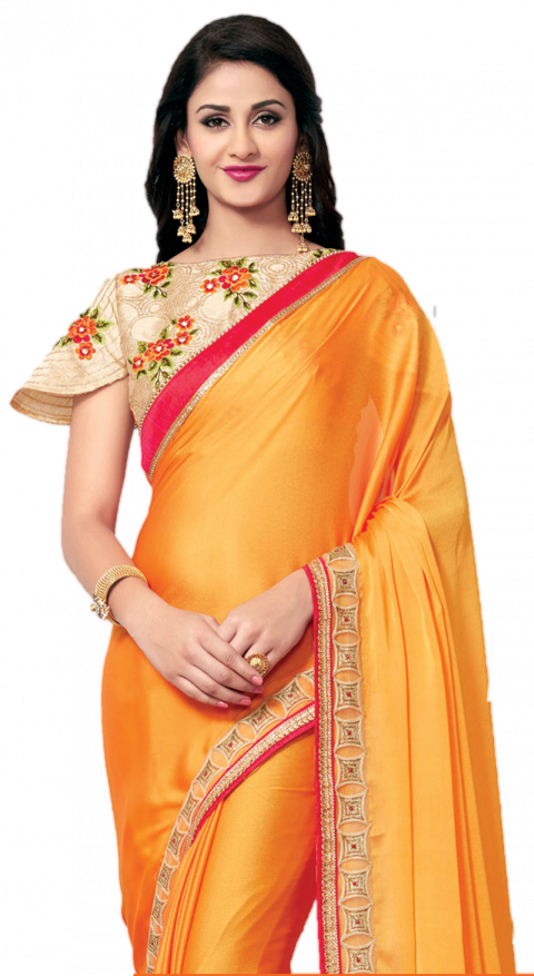 Beautiful Girl PNG in Saree Full HD Download Free