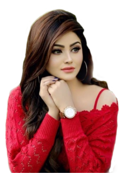 Beautiful Girls Png in Red Dress