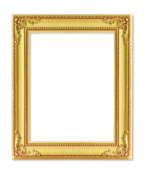 Beautiful Golden frame Png Full HD