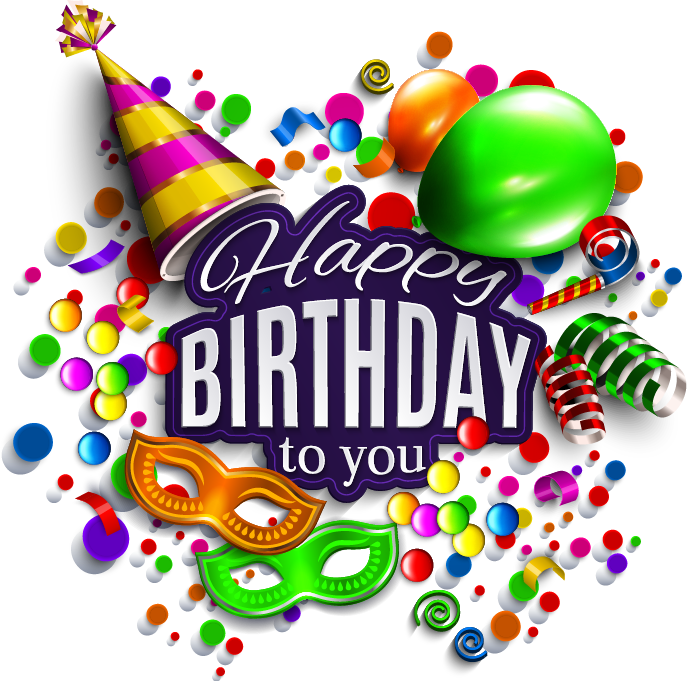 Beautiful Happy Birthday vector Full Hd