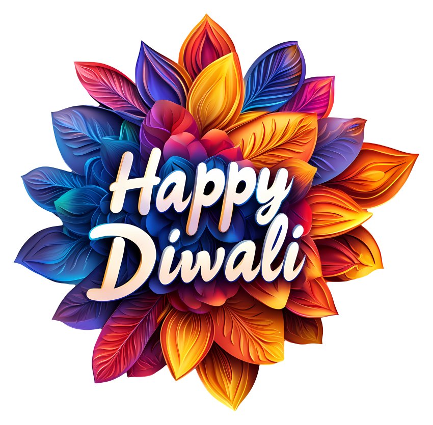 Beautiful Happy Diwali Vector Png Image
