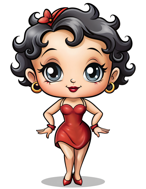 Betty boop cartoon character Png Free Stock Clipart Images