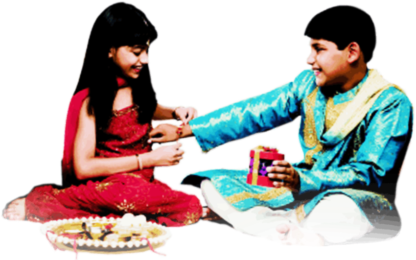 Bhai Bahan Happy Raksha Bandhan hd Png images Clipart