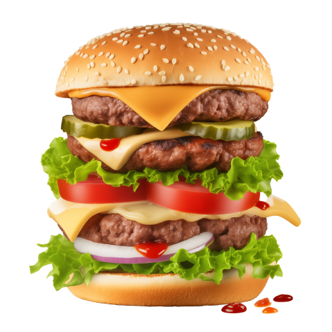 Big Ham Burger Png Image transparent background