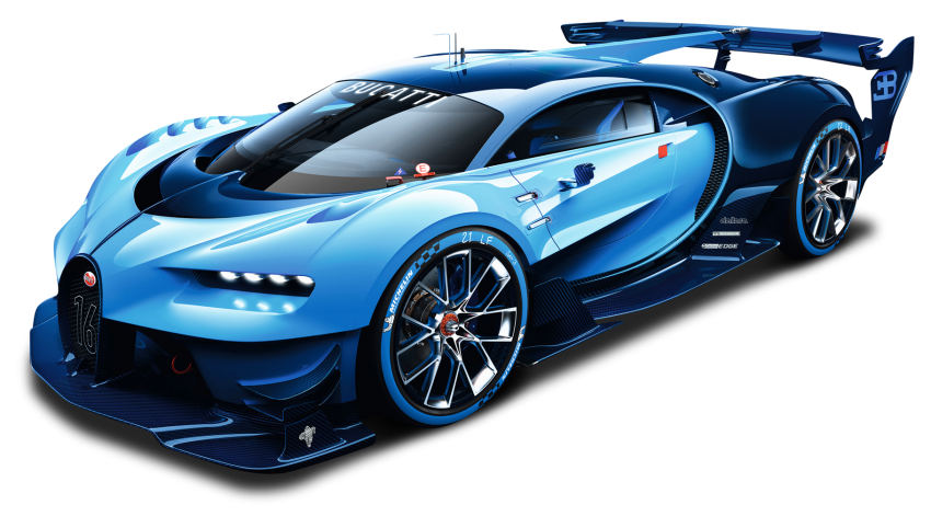 Blue Race Car Transparent PNG HD