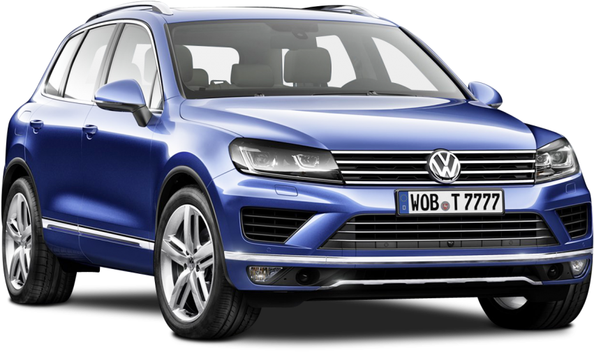Blue Volkswagen Car PNG HD Quality