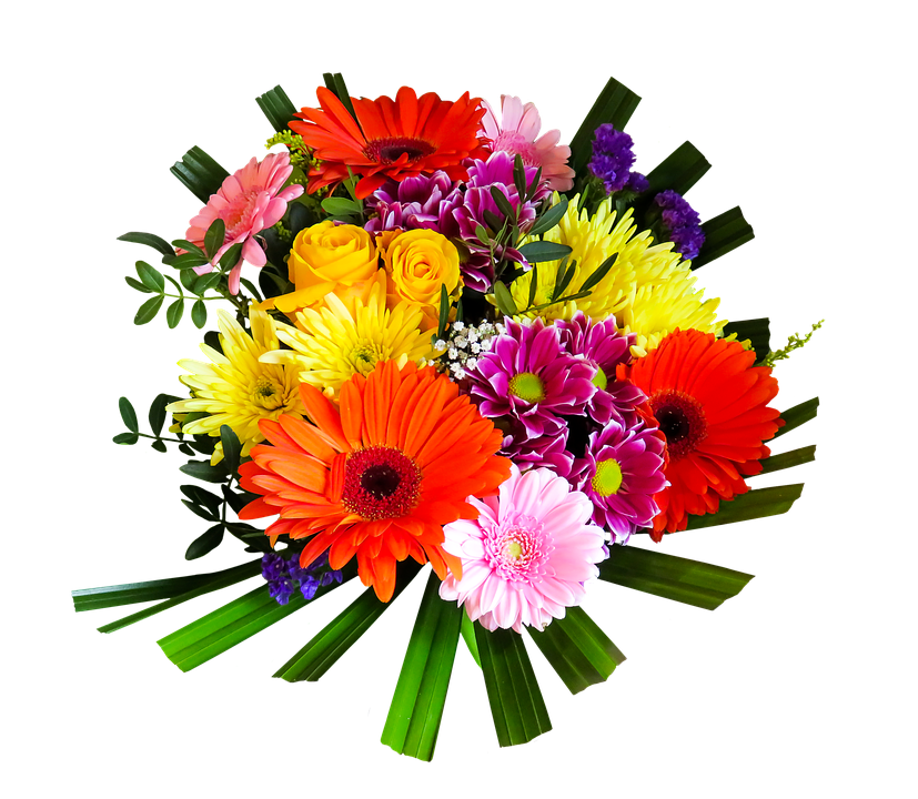 Bouquet Flowers PNG Image With Transparent