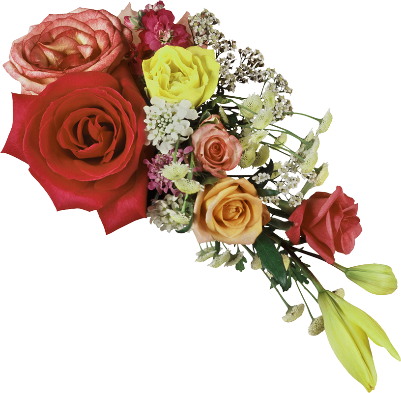 Bouquet Flowers PNG Transparent