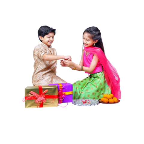 Brother and sister Rakshabandhan Editing Png clipart free Images