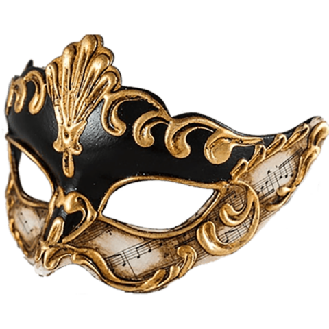 Carnival Gold Mask Transparent HD PNG Images