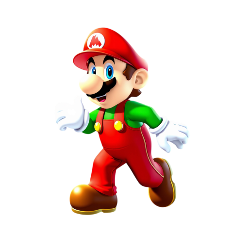 Character Cartoon Super Mario png for free download