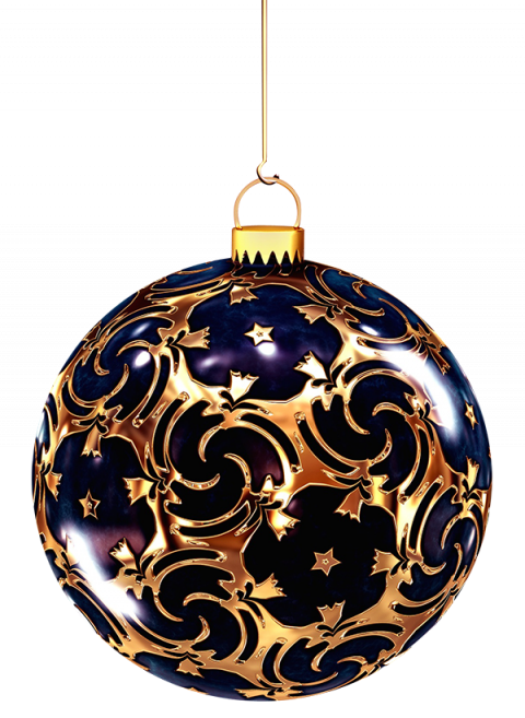 Christmas Black Bauble Png Photos Download Free
