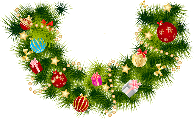 Christmas Garland PNG Images Transparent Background