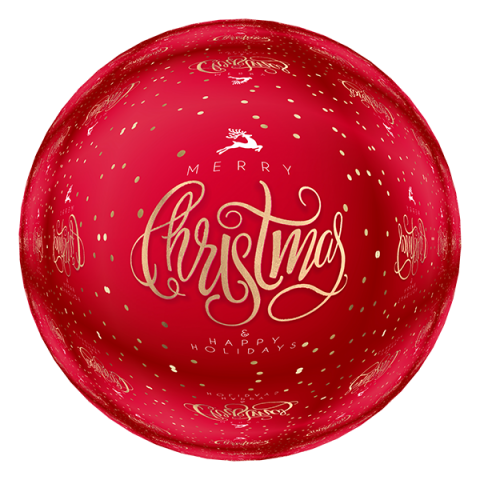 Christmas Red Baubles Png full HD Transparent