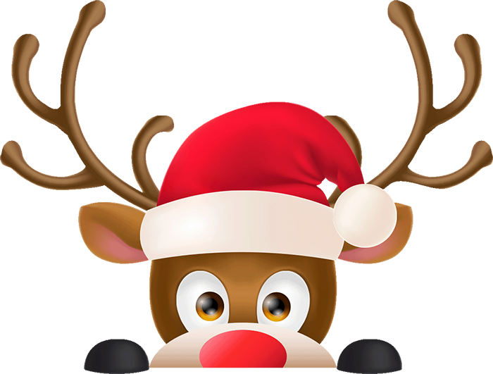 Christmas Reindeer Clipart PNG Download Free