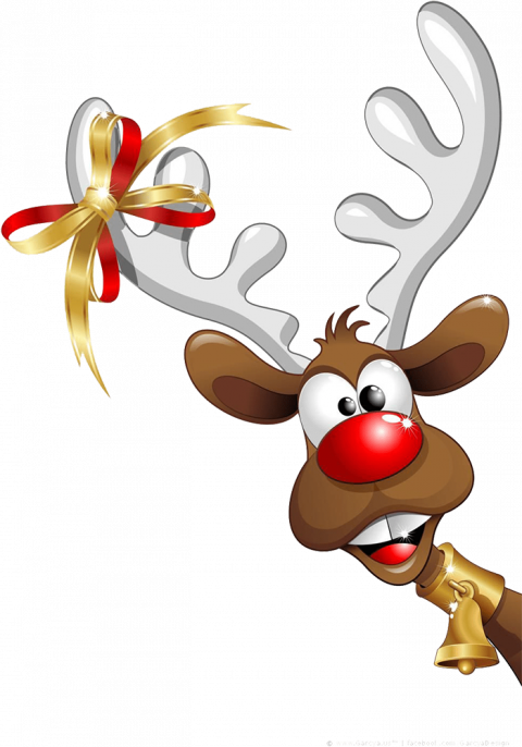 Christmas Reindeer Clipart PNG Download Free