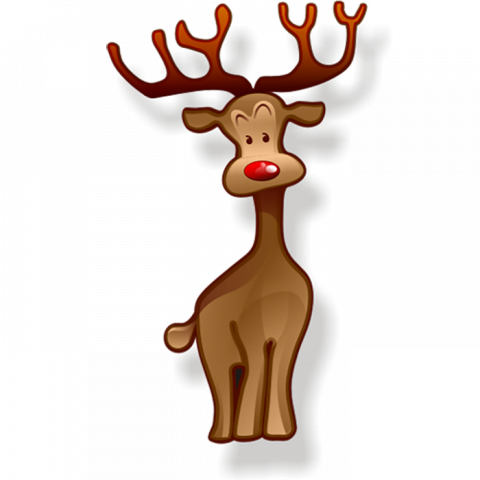 Christmas Reindeer PNG Transparent HD Photo