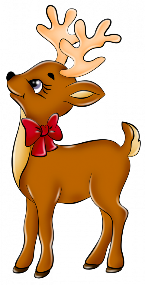 Christmas Reindeer PNG Transparent HD Photo