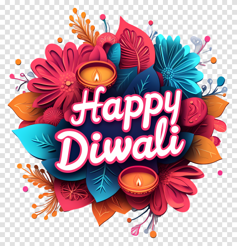 Colorful Free Happy Diwali Png Photo