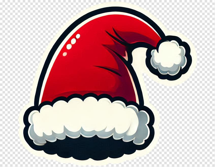 Customizable Christmas Hat Png For Photo Editing