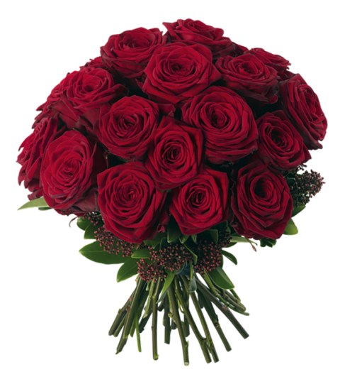 Dark Red Rose Bouquet HD Flower PNG