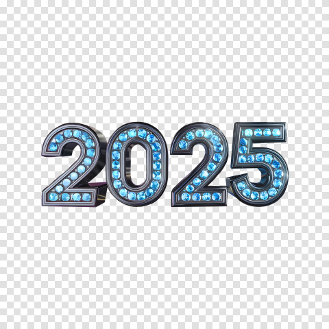 Diamond 2025 Year PNG Free Editing CB Image