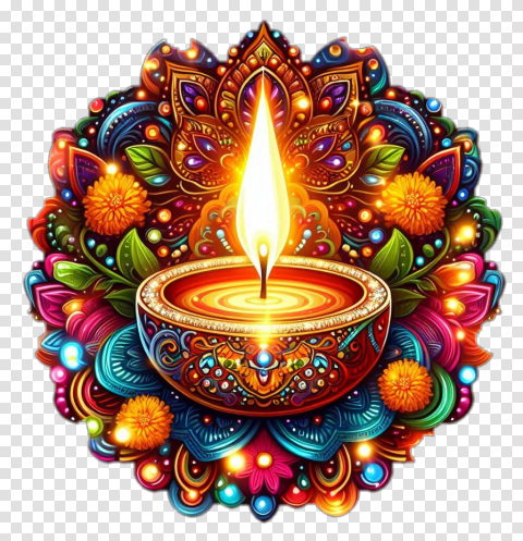 Diwali Diya No Background Image For Flyers