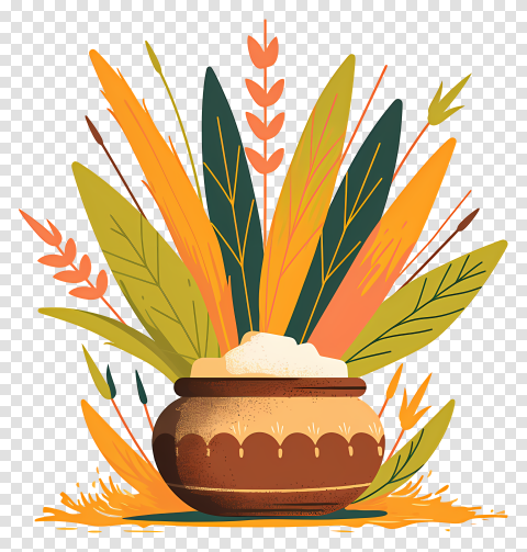 Download Free Happy Pongal Pot Png Transparent Background