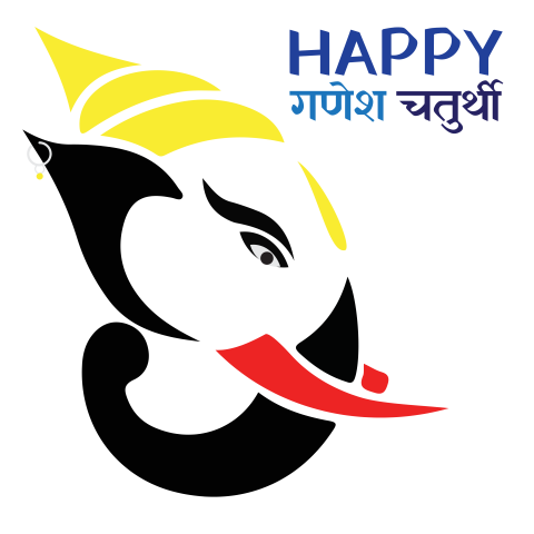 Download Ganesh Chaturthi PNG Image for Festive Celebrations Photos