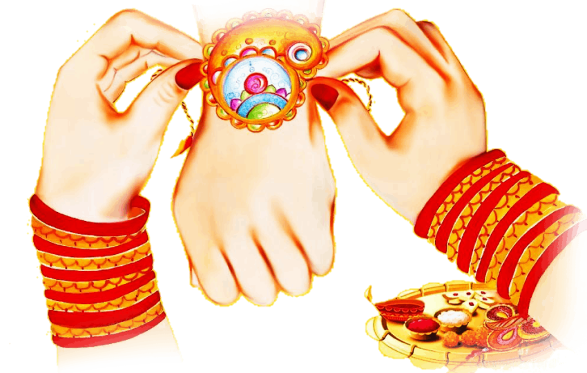 Download Happy Raksha bandh hand Png images Clipart