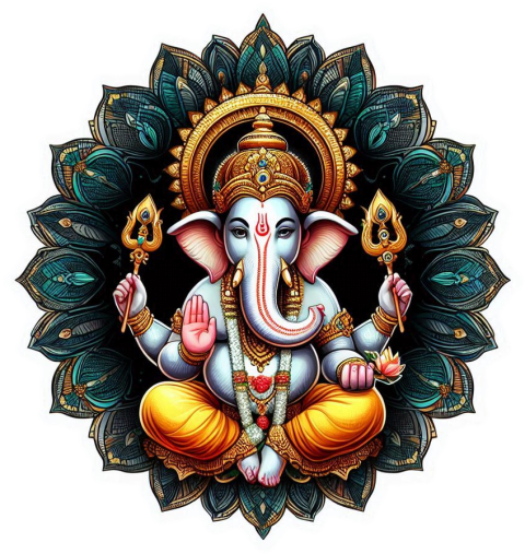 Download transparent Ganesha png for ganesh Chaturthi wishes