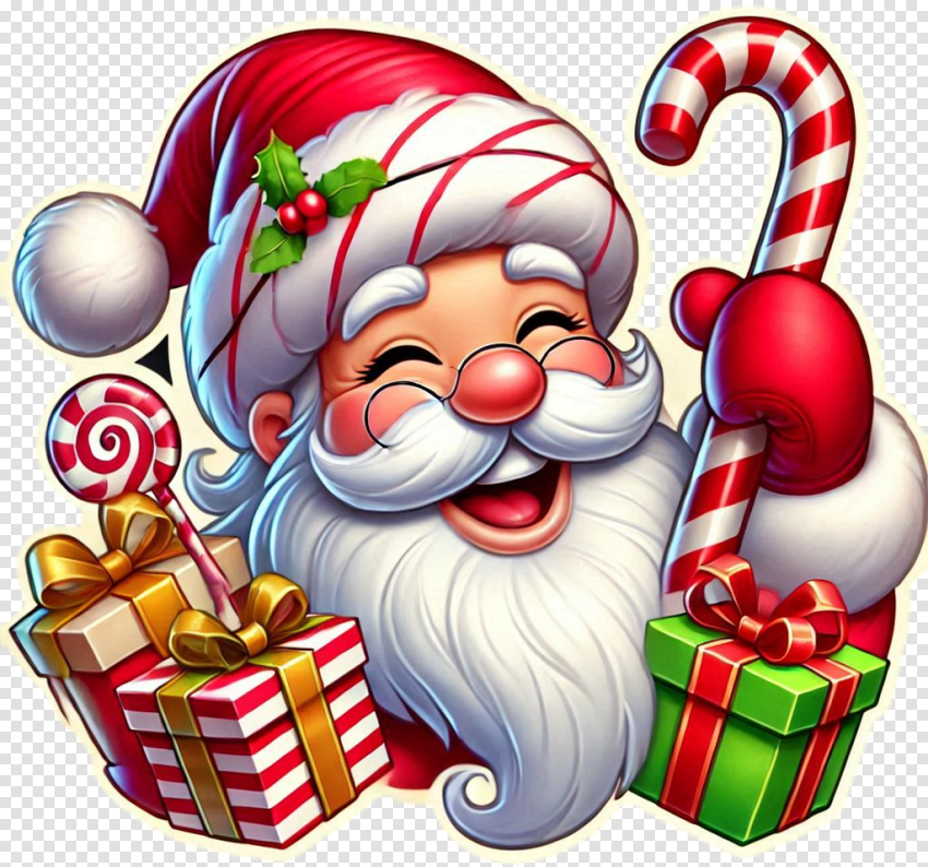 Editing Smiling Santa Claus Png For Holiday Themed Banners