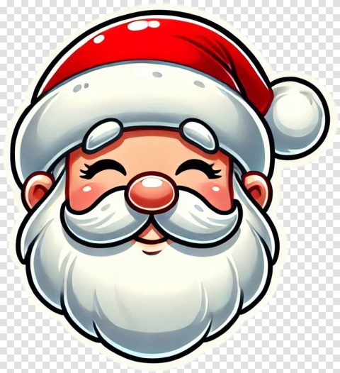 Festive Smiling Santa Claus Png For Social Media