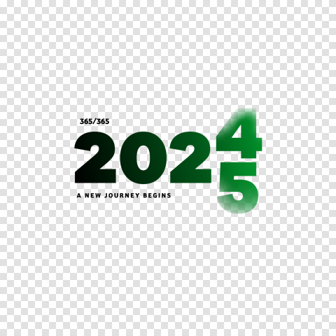 Free 2025 New Year Font Png For Editing Text Clipart