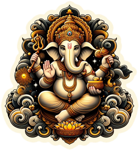 Ganesha png for personalized ganesh Chaturthi e cards