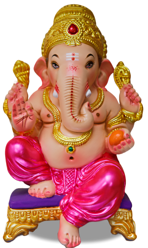 Ganpati Ji Png HD For Ganesh Chaturthi Festive Clipart image
