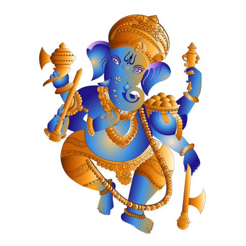 Get Free Ganesh Chaturthi Clipart Png Image for festival Celebrations Stock
