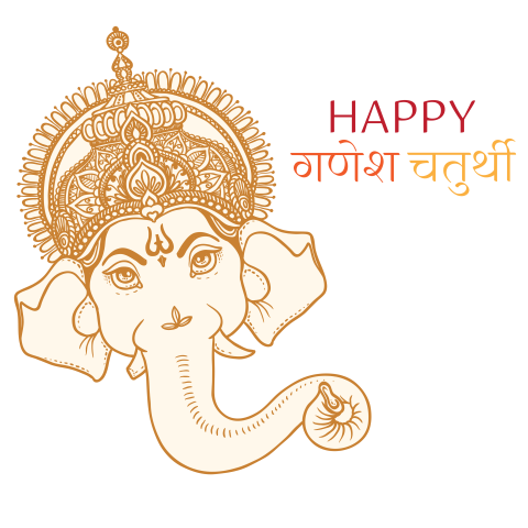 Get Free Ganesh Chaturthi PNG Image for editing stock clipart