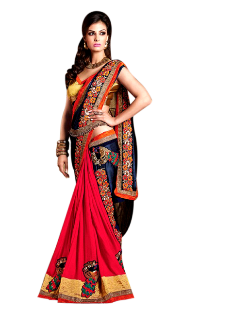 Girl PNG in Saree Free Download Full HD
