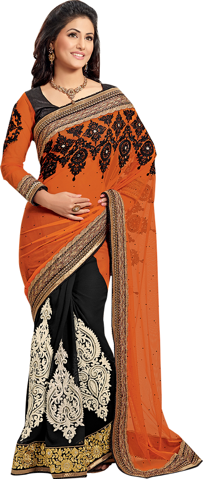 Girl PNG in Saree Free Download HD